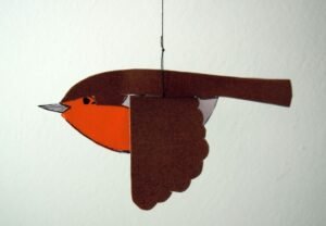 Uccellini da costruire: pettirosso