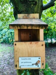 Area di sosta di Venegono Inferiore - cassetta nido