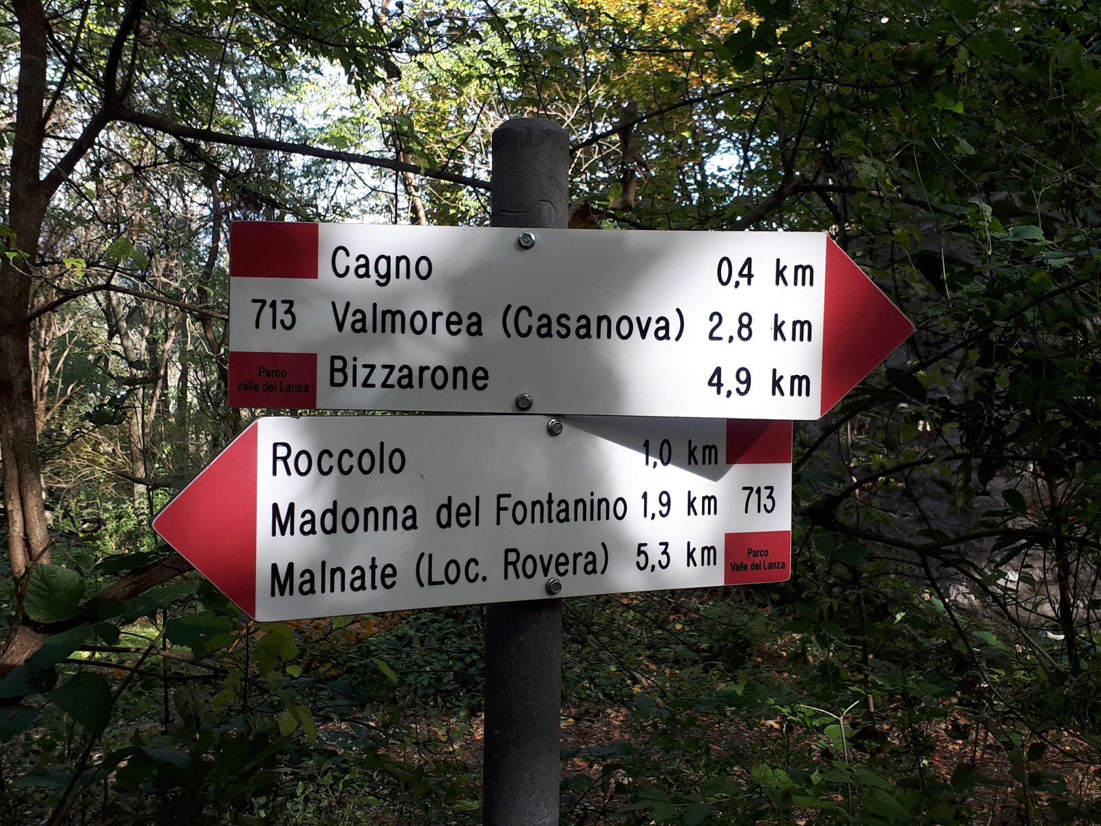 Sentieristica Valle del Lanza